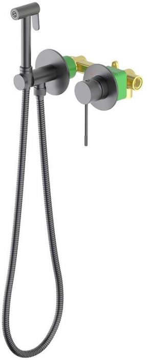 Гигиенический душ со смесителем Timo Saona 2339/18SM цвет Черное золото