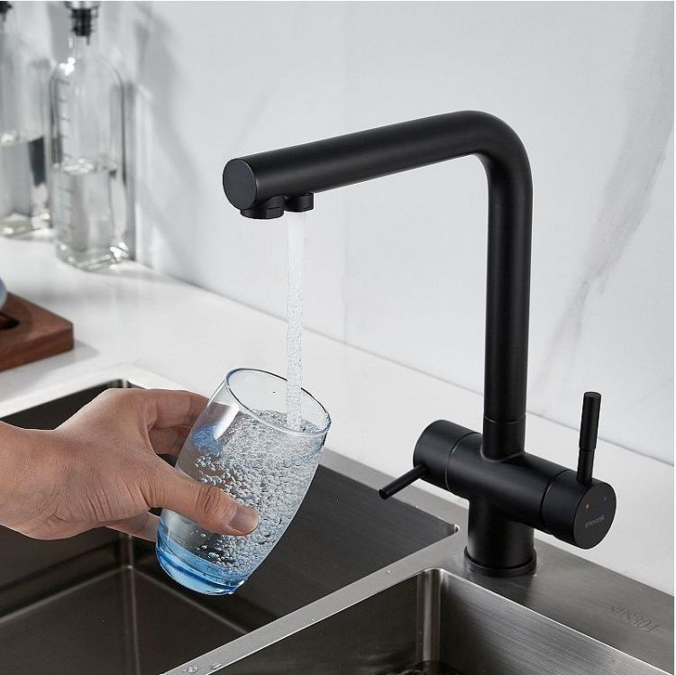 Смеситель для кухни Shevanik S468H цвет Черный