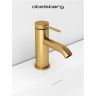 Смеситель для раковины Abelsberg Fluida ERF22001BG цвет Королевское золото