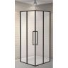 Душевой уголок Esbano Surf 100x100 ESOGS100KVB профиль Черный стекло прозрачное