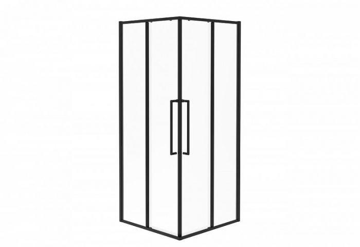 Душевой уголок Esbano Surf 100x100 ESOGS100KVB профиль Черный стекло прозрачное