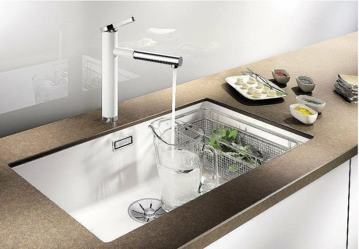 Кухонная мойка Blanco Subline 700-U Level 523542 Белая