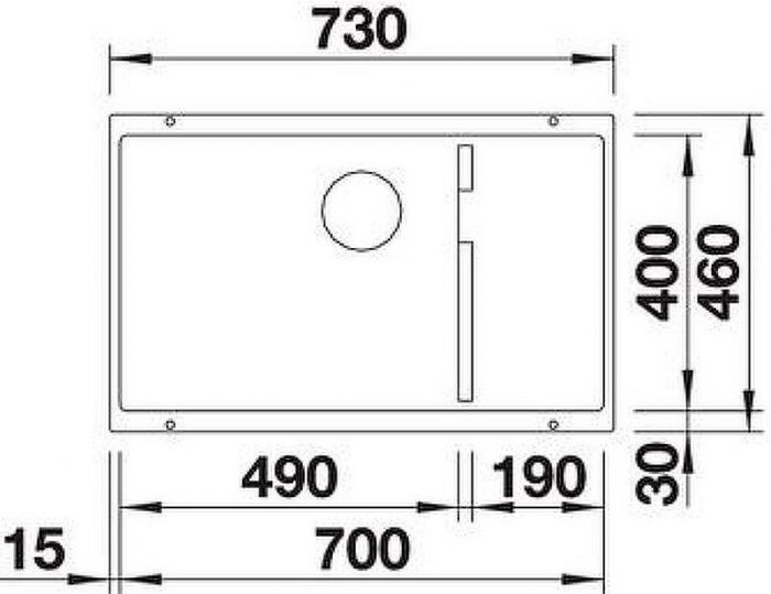 Кухонная мойка Blanco Subline 700-U Level 523542 Белая