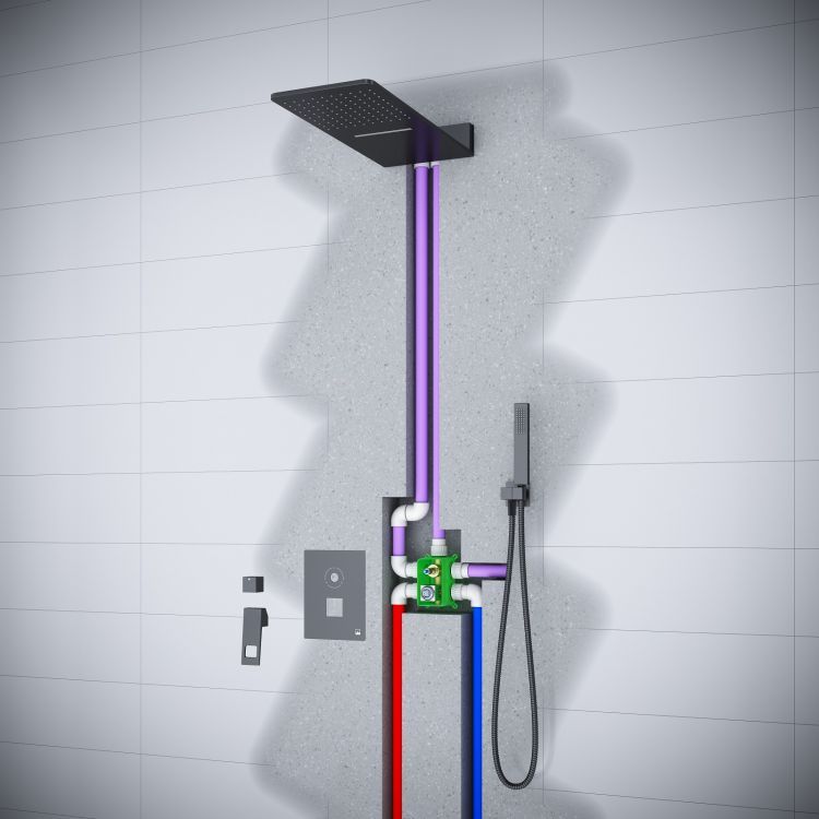 Душевая система встроенная Timo Briana SX-7139/00SM хром Душевая система встроенная Timo Briana SX-7139/00SM хром