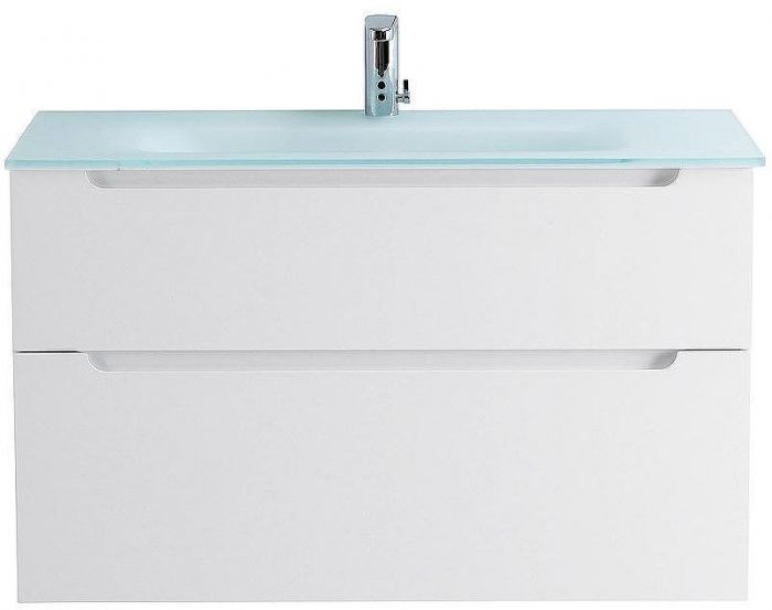 Тумба под раковину BelBagno Etna-H60 90 ETNA-H60-900-2C-SO-BL-P подвесная Bianco Lucido