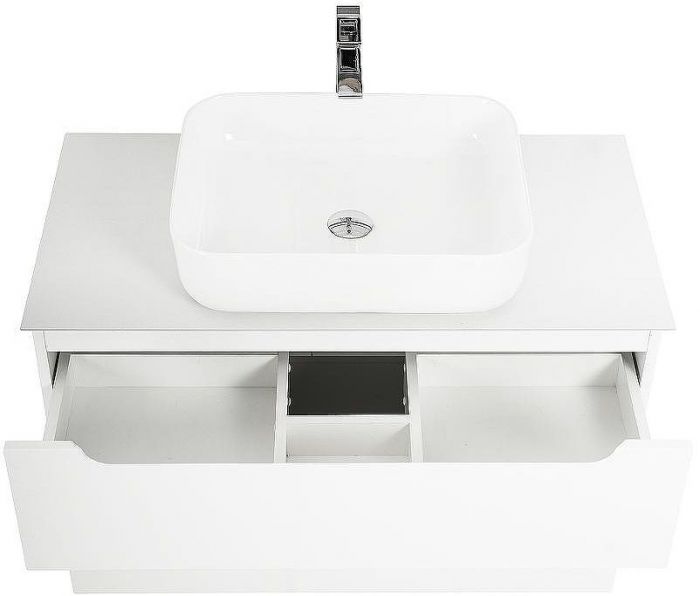 Тумба под раковину BelBagno Etna-H60 90 ETNA-H60-900-2C-SO-BL-P подвесная Bianco Lucido