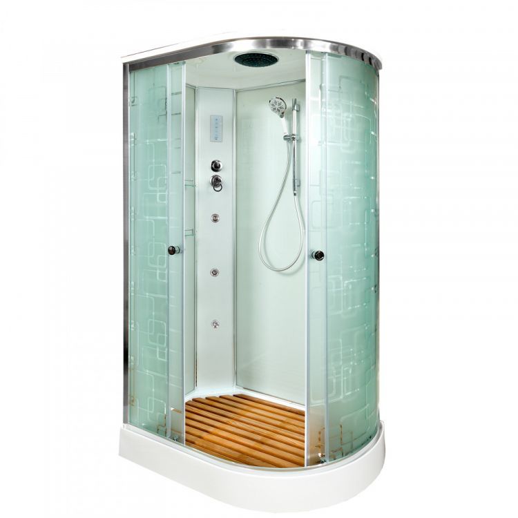 Душевая кабина Deto EM 1511L с гидромассажем и электрикой 110x80x220 Душевая кабина Deto EM 1511L с гидромассажем и электрикой 110x80x220