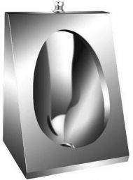 Писсуар Nofer 13006.S подвесной Матовая нержавеющая сталь