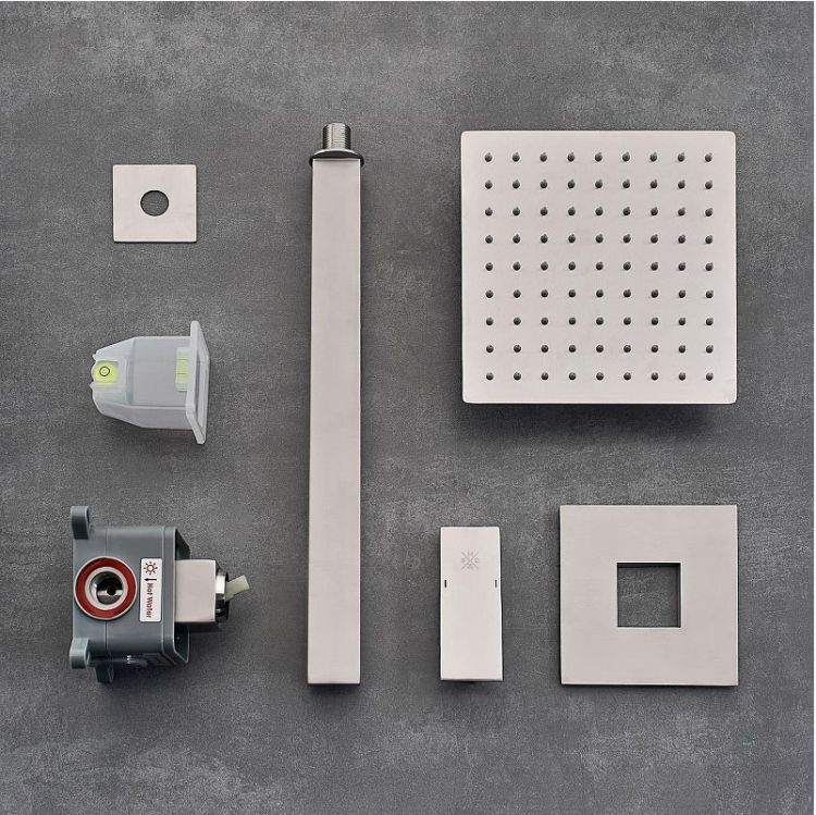 Душевая система Ростовская Мануфактура Сантехники SUS129-2 Нержавеющая сталь Душевая система Ростовская Мануфактура Сантехники SUS129-2 Нержавеющая сталь