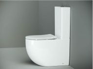 Унитаз CERAMICANOVA Metropol Rimless напольный пристенный CN4001