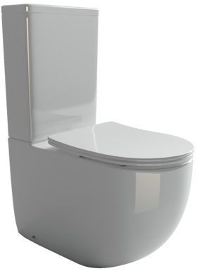Унитаз CERAMICANOVA Metropol Rimless напольный пристенный CN4001 Унитаз CERAMICANOVA Metropol Rimless напольный пристенный CN4001