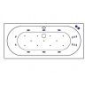Акриловая ванна Excellent Oceana Slim 170x75 WAEX.OCE17S.ULTRA.BR с гидромассажем