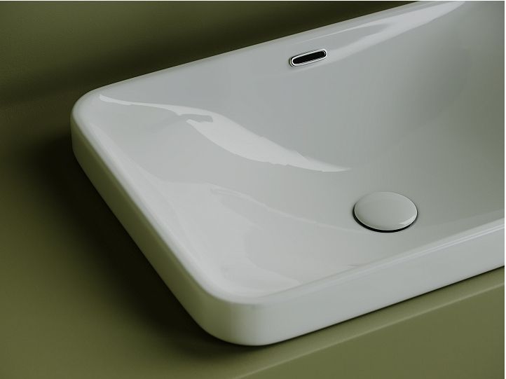 Умывальник CERAMICANOVA Element прямоугольный встраиваемый сверху в столешницу CN5041