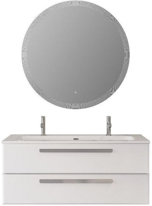 Тумба под раковину Cezares Eco-Cer-N 120 ECO-CER-N-1200-2C-SO-BL подвесная Bianco Lucido без ручек