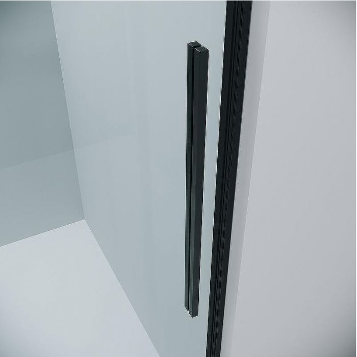Душевая дверь Grossman Galaxy 140 100.K33.01.140.21.00 профиль Черный матовый стекло прозрачное