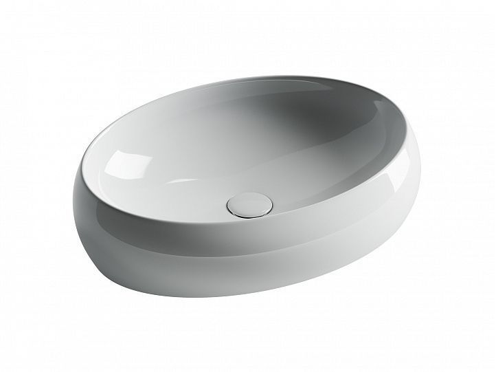 Умывальник CERAMICANOVA Element чаша накладная овальная 560x390x150 мм CN5033