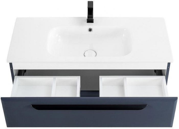 Тумба под раковину Cezares Eco-Cer 120 ECO-CER-1200-2C-SO-GR-P подвесная Grafito без ручек