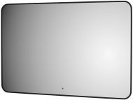 Зеркало Defesto Aura 120х80 DF 2970RH с подсветкой 38W-4500K/ИК - выключатель/Нейтральный белый свет/Черная рама