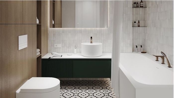 Ванна из искусственного камня Salini Orlanda Axis Kit 190х80 103321M Белая матовая