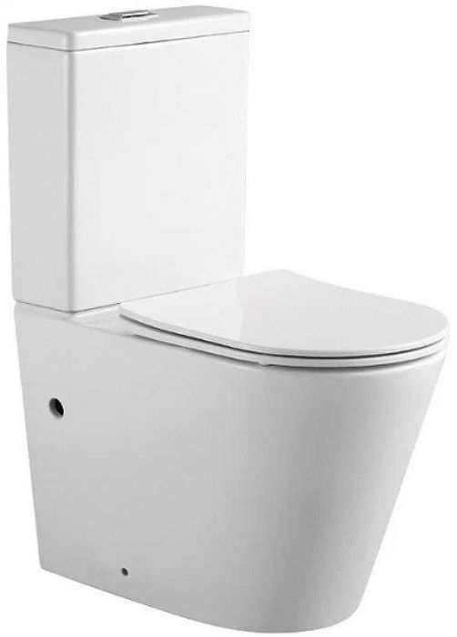 Унитаз компакт Aquatek Вега AQ2904-00 с бачком и сиденьем Микролифт