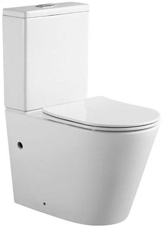 Унитаз компакт Aquatek Вега AQ2904-00 с бачком и сиденьем Микролифт