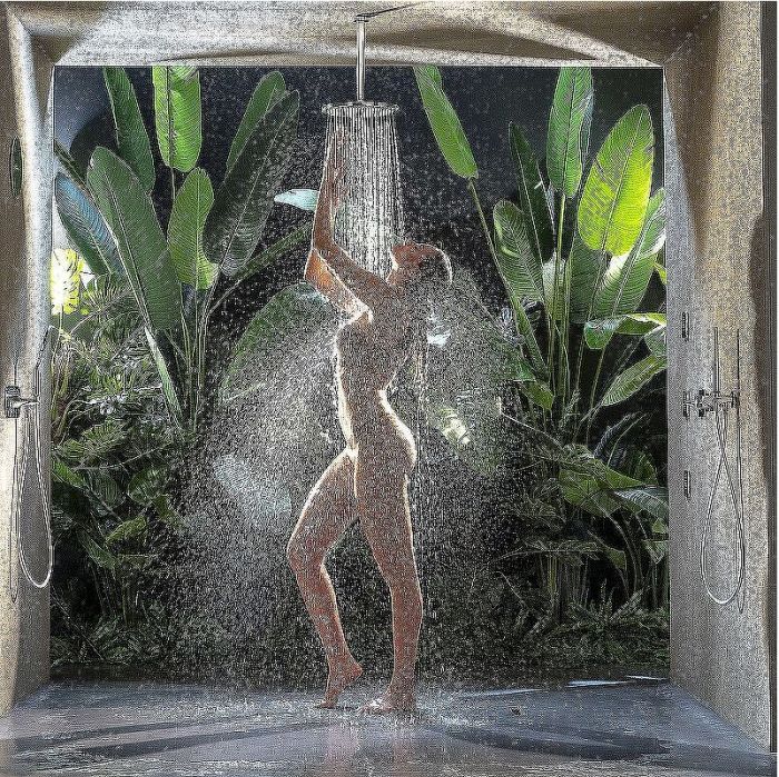 Душевая система Bossini Apice L10505.073 с термостатом Черный матовый