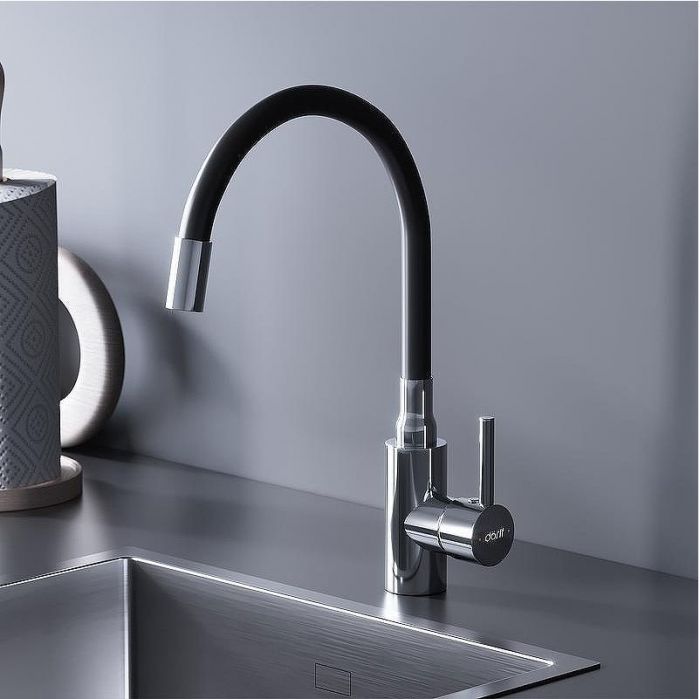 Смеситель для кухни Dorff Logic D3007622 Хром Черный