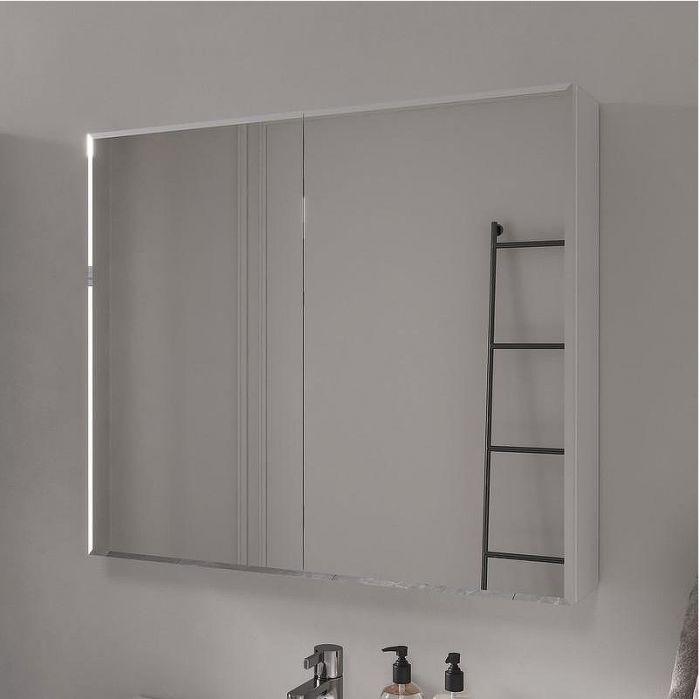 Зеркальный шкаф Volna Geometry 80 szGEOMETRY80 цвет Белый