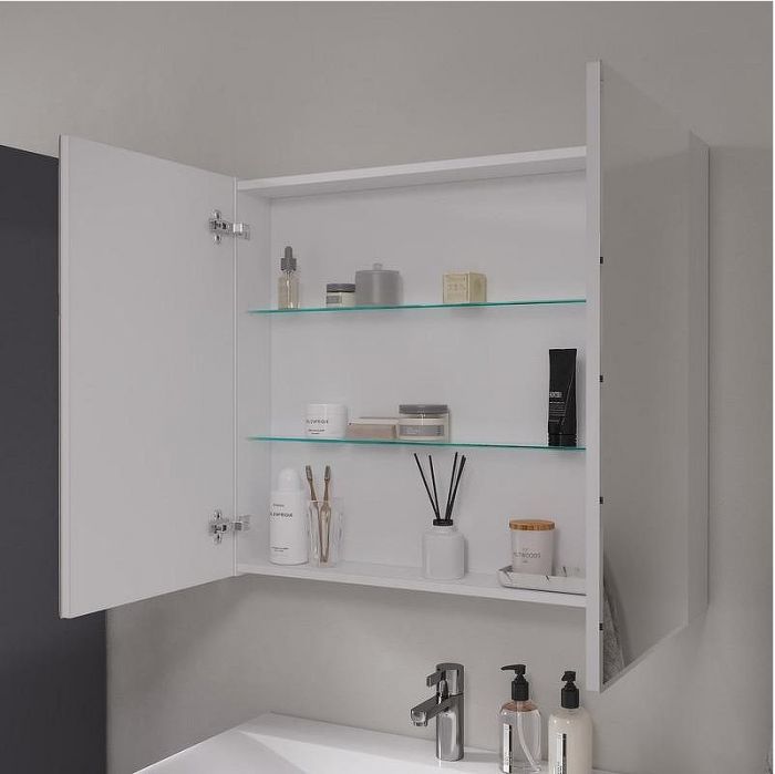 Зеркальный шкаф Volna Geometry 80 szGEOMETRY80 цвет Белый