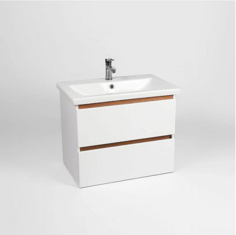Тумба под раковину VIANT Мальта 60 VMAL60CO-T2YP подвесная Белая Дуб Вотан Тумба под раковину VIANT Мальта 60 VMAL60CO-T2YP подвесная Белая Дуб Вотан