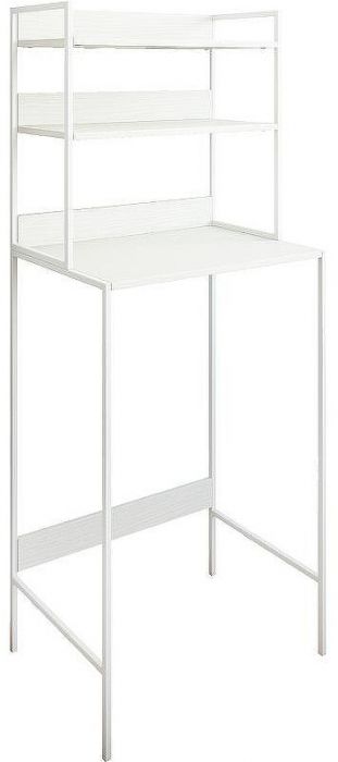 Стеллаж Sanflor 64 82613187 над стиральной машиной Белый муар