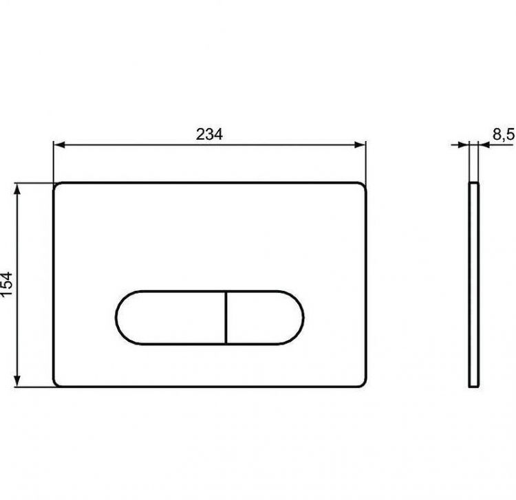 Инсталляция Ideal Standard Prosys TT00007/115AC для унитаза с Белой клавишей смыва Инсталляция Ideal Standard Prosys TT00007/115AC для унитаза с Белой клавишей смыва
