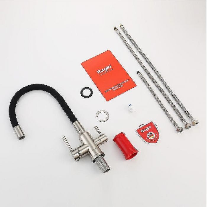 Смеситель для кухни Raglo R81.64.05 Сатин Черный