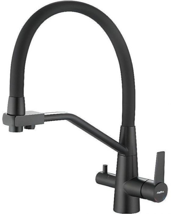 Смеситель для кухни Haiba HB76822-7 Черный матовый