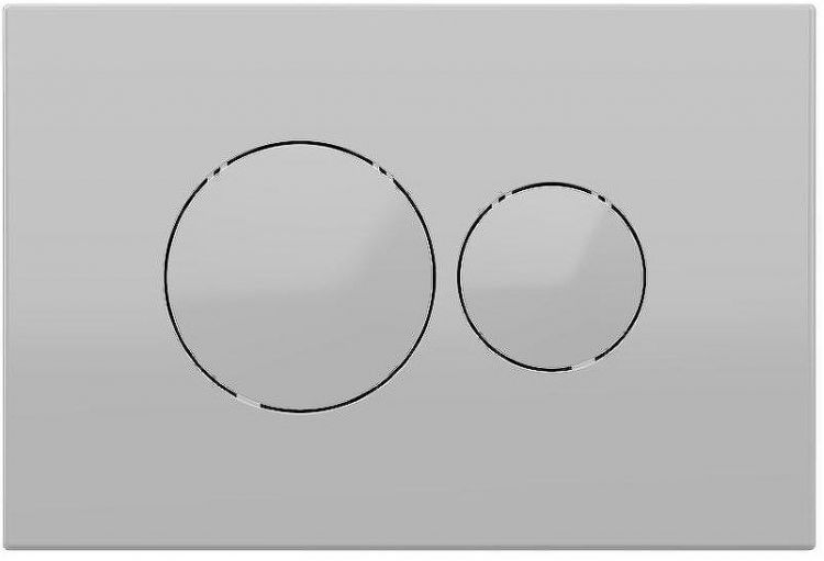 Клавиша смыва Nova NV7311 Серая матовая