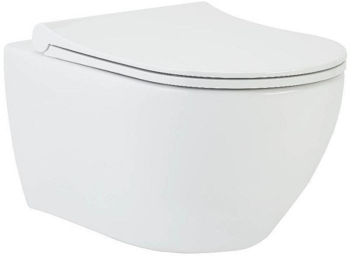 Унитаз beWash Bogen 88393201 подвесной Белый глянцевый с сиденьем Микролифт