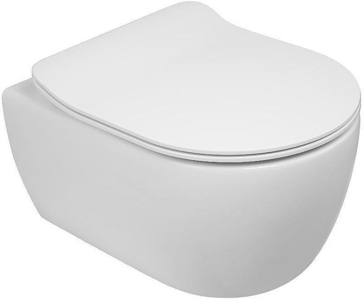 Унитаз SSWW CT2038V подвесной с сиденьем Микролифт