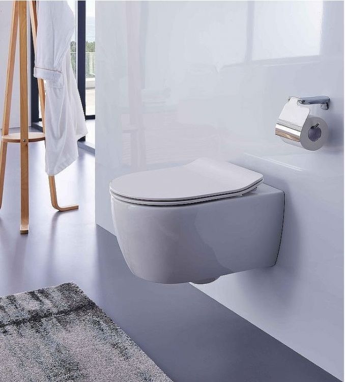 Унитаз SSWW CT2038V подвесной с сиденьем Микролифт