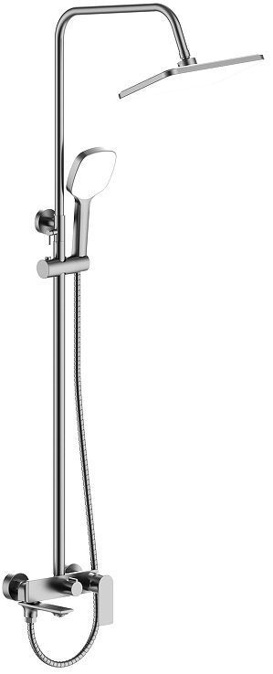 Душевая система Voda Neva VST220NVGM цвет Gun Metal Душевая система Voda Neva VST220NVGM цвет Gun Metal