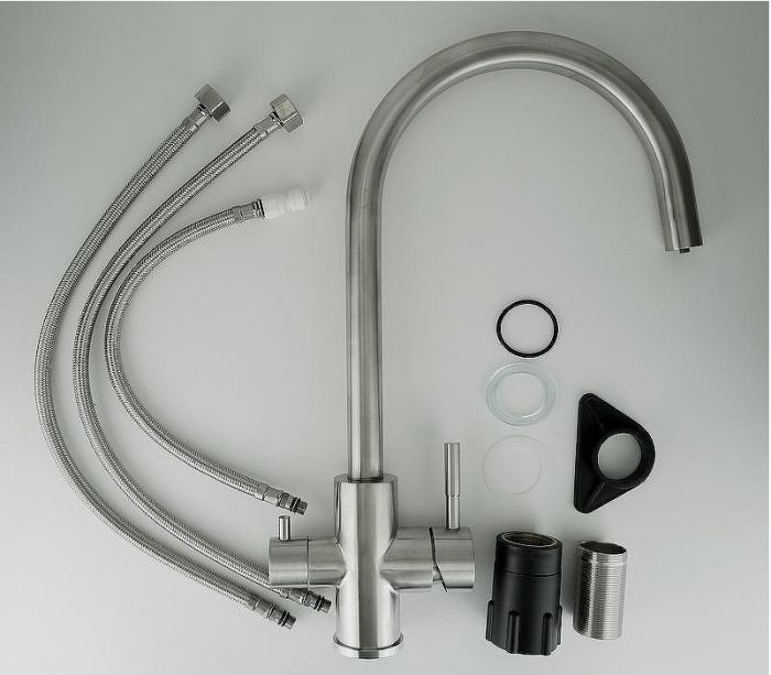 Смеситель для кухни ESKO K22 Никель матовый