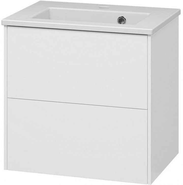 Тумба с раковиной Brevita Toy 50 УТ000025658 подвесная Белая глянцевая Тумба с раковиной Brevita Toy 50 УТ000025658 подвесная Белая глянцевая