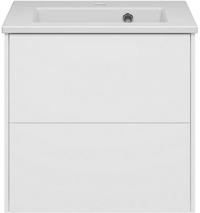 Тумба с раковиной Brevita Toy 50 УТ000025658 подвесная Белая глянцевая Тумба с раковиной Brevita Toy 50 УТ000025658 подвесная Белая глянцевая