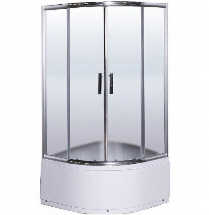 Душевой уголок Esbano ESR-8020 90x90 ESUGR8020 профиль Хром стекло рифленое