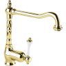 Смеситель для кухни Cezares Margot MARGOT-LLM2-03/24-Bi Золото 24 карат