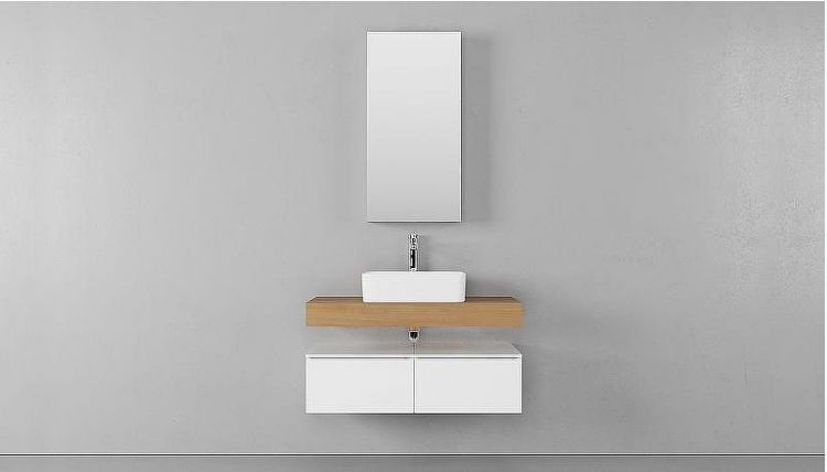 Тумба Velvex Unique Unit 50 tp.UNI.50.1Y подвесная Белая матовая