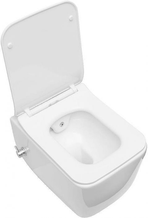 Унитаз биде Allen Brau Liberty 2 4.33009.20 подвесной Белый без сиденья
