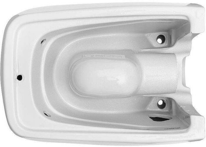 Унитаз биде Allen Brau Liberty 2 4.33009.20 подвесной Белый без сиденья