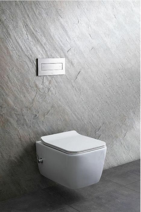 Унитаз биде Allen Brau Liberty 2 4.33009.20 подвесной Белый без сиденья