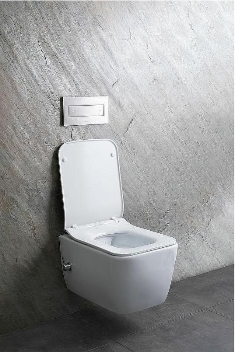 Унитаз биде Allen Brau Liberty 2 4.33009.20 подвесной Белый без сиденья