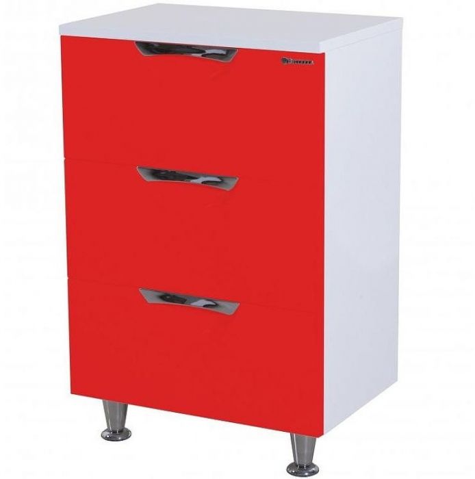 Тумба Bellezza Лагуна 60 4632109140033 Красная Белая